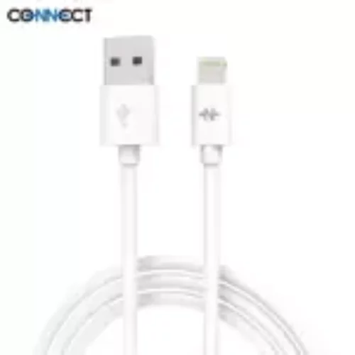 CÂBLE DATA USB VERS LIGHTNING CONNECT 1M BLANC