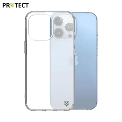 Coque en silicone PROTECT pour Apple iPhone 13 Pro Transparent