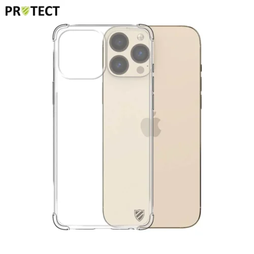 Coque en silicone PROTECT pour Apple iPhone 13 Pro Max Transparent