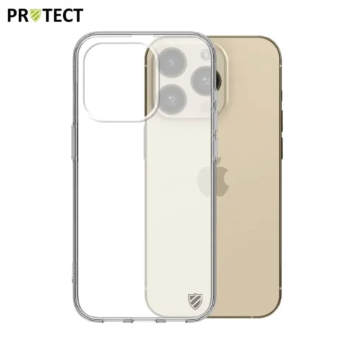 Coque en silicone PROTECT pour Apple iPhone 14 Pro Transparent