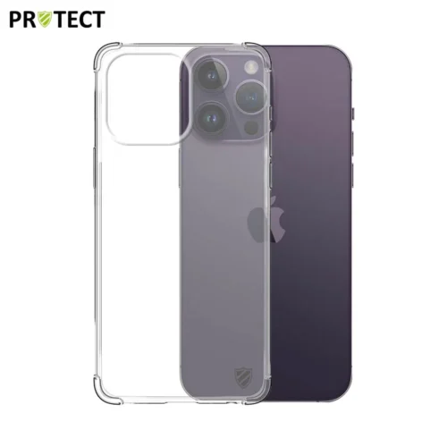 Coque en silicone renforcée PROTECT pour Apple iPhone 14 Pro Max Transparent