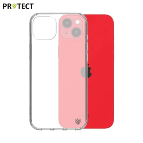 Coque en silicone PROTECT pour Apple iPhone 14 Plus Transparent