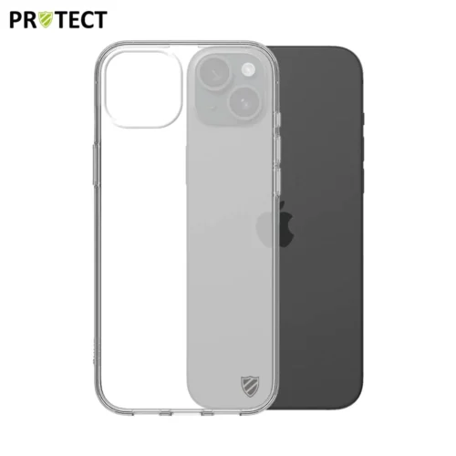 Coque en silicone PROTECT pour Apple iPhone 16 Plus Transparent