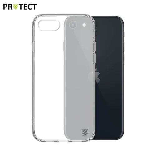 Coque en silicone PROTECT pour Apple iPhone SE 4 Transparent