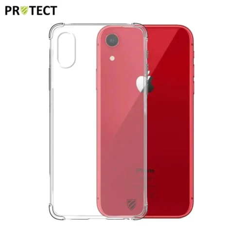 Coque en silicone renforcée PROTECT pour Apple iPhone XR Transparent